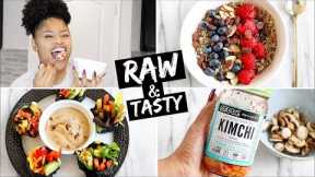 100% RAW VEGAN MEALS!  ➟ what I eat In a day