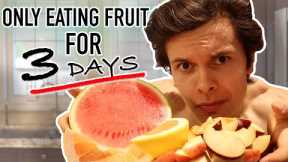 I Tried The Fruitarian Diet | My Experience Going RAW VEGAN For 3 Days...