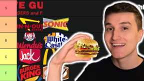 ASMR Fast Food Burger Tier List while Eating Burgers 🍔 (mukbang)