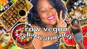 RAW VEGAN WHAT I EAT IN A DAY + FITNESS ROUTINE