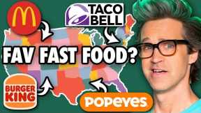 What's The Most Popular Fast Food In Each State?