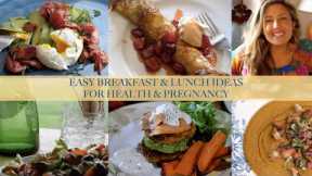 HEALTHY BREAKFAST & LUNCH IDEAS: What We Eat in a Week for My Husband's Weight Loss & My Pregnancy
