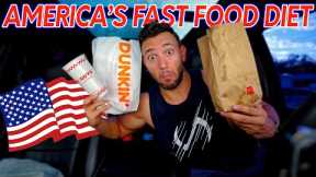 Eating The Average American Fast Food Diet *NOT What I Expected*