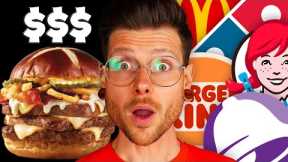 Eating Fast Food Restaurants' MOST EXPENSIVE Menu Items