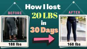 I Lost 20lbs in 30 Days | raw vegan