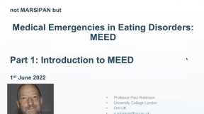 Medical Emergencies in Eating Disorders: MEED