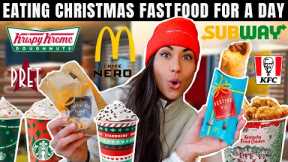 I only ate festive fast food!