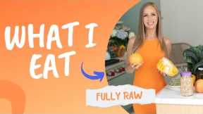WHAT I EAT IN A DAY FULLY RAW VEGAN!