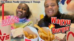 ✨New Wagyu Burger From Arby’s Best Fast Food Burger ! #asmr #eating #familytime #familyvlog #arbys