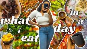 WHAT I EAT AS A RAW VEGAN (WINTER EDITION) ❄☕️ 🍉🍓🥑🍇