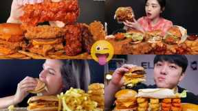 *Asmr*FOOD CRAVING'S fastFOOD MEAL|BEST Mukbang COMPILATION|EATING SHOW|BIGBITES*Ep.13