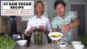 #1 Raw Vegan Recipe for Health: Living Foods Energy Soup