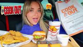 Big Cook Out Mukbang! some of the best fast food *yum* + q&a