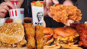 Mukbangers VS KFC *Fast Food* Eating | ASMR Mukbang