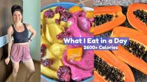 WHAT I EAT IN A DAY \\ 2600+ Calories High Raw Vegan