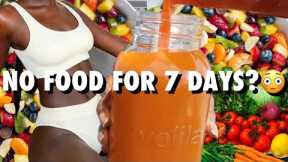WHAT I DRINK FOR A 7 DAY FAST/JUICE CLEANSE | LOSE WEIGHT AND DETOXIFY! Raw Vegan/Plant based