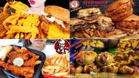 ASMR Fast Food Mukbang Compilation | Fast Food Asmr | Satisfying eating sounds