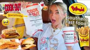 I Only Ate SOUTHERN FAST FOOD Restaurants For 24 HOURS!!