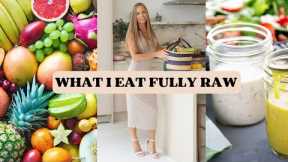WHAT I EAT IN A DAY...AS A 7 YEAR RAW VEGAN 🍉