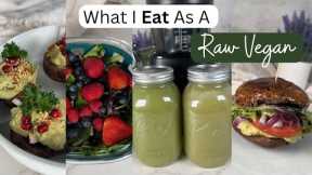 What I Eat In A Day As A Raw Vegan! Tips To Make This Journey Easy For You!