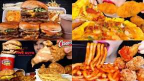 ASMR Fast Food Mukbang Compilation 17 | Fast Food Asmr | Satisfying eating sounds