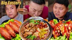 Eating big crabs for breakfast is too luxurious |TikTok Video|Eating Spicy Food Pranks|Funny Mukbang