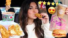Eating my TOP FAVORITE FAST FOOD ITEMS for 24 HOURS!!!