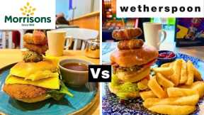 Christmas Burger! - Morrisons Vs Wetherspoons - Who Wins?