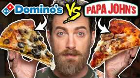 Domino's vs. Papa John's Taste Test | FOOD FEUDS