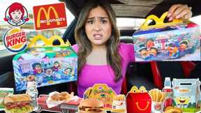 I ONLY ate FAST FOOD Kids Meals for 24 HOURS! **FOOD CHALLENGE**