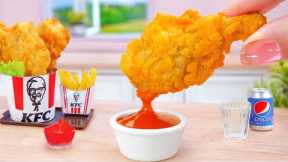 Crispy Miniature KFC Fried Chicken Homemade Recipe 🍗 Mini Fast food Compilation By Tina Mini Cooking