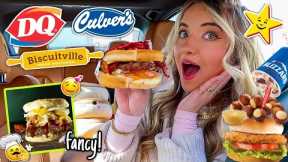 Eating only GOURMET FAST FOOD ITEMS for 24 HOURS!