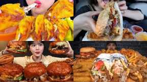 ASMR Fast Food Mukbang compilation 23 | Fast Food Asmr | Satisfying eating sounds
