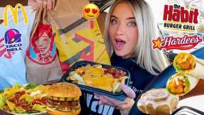 I Only Ate FAST FOOD ITEMS I've NEVER TRIED BEFORE For 24 Hours!