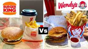The ULTIMATE Burger! - Burger King Vs Wendy's - Who Wins?