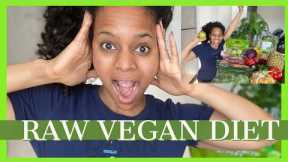 I tried the RAW VEGAN DIET for 5 days! Weight loss, clearer skin and meals!!!!| Raw Vegan For A Week