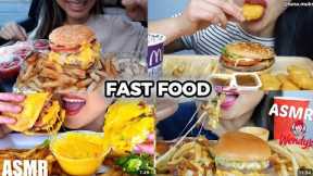 YUMMY FAST FOOD MUKBANG ASMR | EATING SOUNDS | COMPILATION VIDEO |LUNA ASMR
