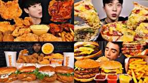 ASMR Best Fast Food Mukbang: Crispy, Crunchy, and Oh So Satisfying! Mukbang ASMR Compilation