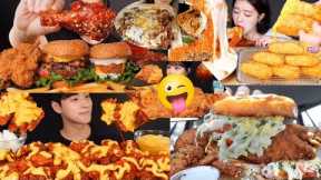 FOOD COMPILATION||BIG BITES FAST FOOD EXTREME EATING SOUNDS*MUKBANG ASMR COMPILATION*