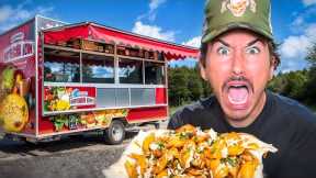 Eating at Food Trucks For 24 Hours...(DELICIOUS FOOD CHALLENGE)
