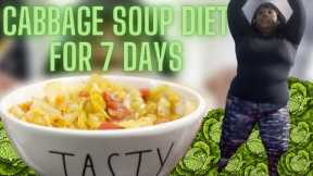 Cabbage Soup Diet For Weight Loss *Vlog Style* | #weightlossjourney  #1