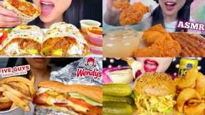ASMR Fast Food Mukbang compilation 5 | fast food asmr | satisfying eating sounds