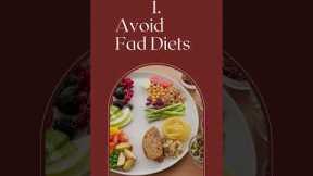 Why Fad Diets Don't Work: The Truth About Sustainable Weight Loss.Healthy Eating for Lasting Results