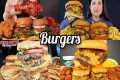 ASMR Burgers Mukbang Compilation 5 |