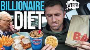 I Tried BILLIONAIRE Warren Buffett’s Diet.... 8,000+ calories of FAST FOOD/ Junk Food