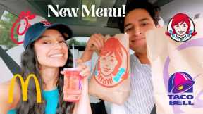 Trying NEW fast food menu items (MUST TRY!)