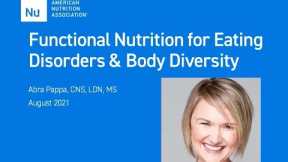 Function Nutrition for Eating Disorders + Body Diversity