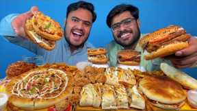 Eating Charizzo, pizza, Heavy Burgers |Fast Food Mukbang Asmr