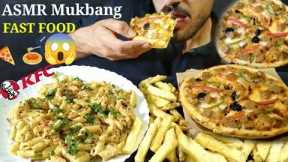 ASMR: EATING 🥵 SPICY FAST FOOD, SPICY PIZZA, WHITE PASTA, SHAWARMA, ZINGER BURGER