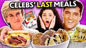 Trying Celebrities' Last Meals! (Elvis Presley, Princess Diana, Marilyn Monroe)